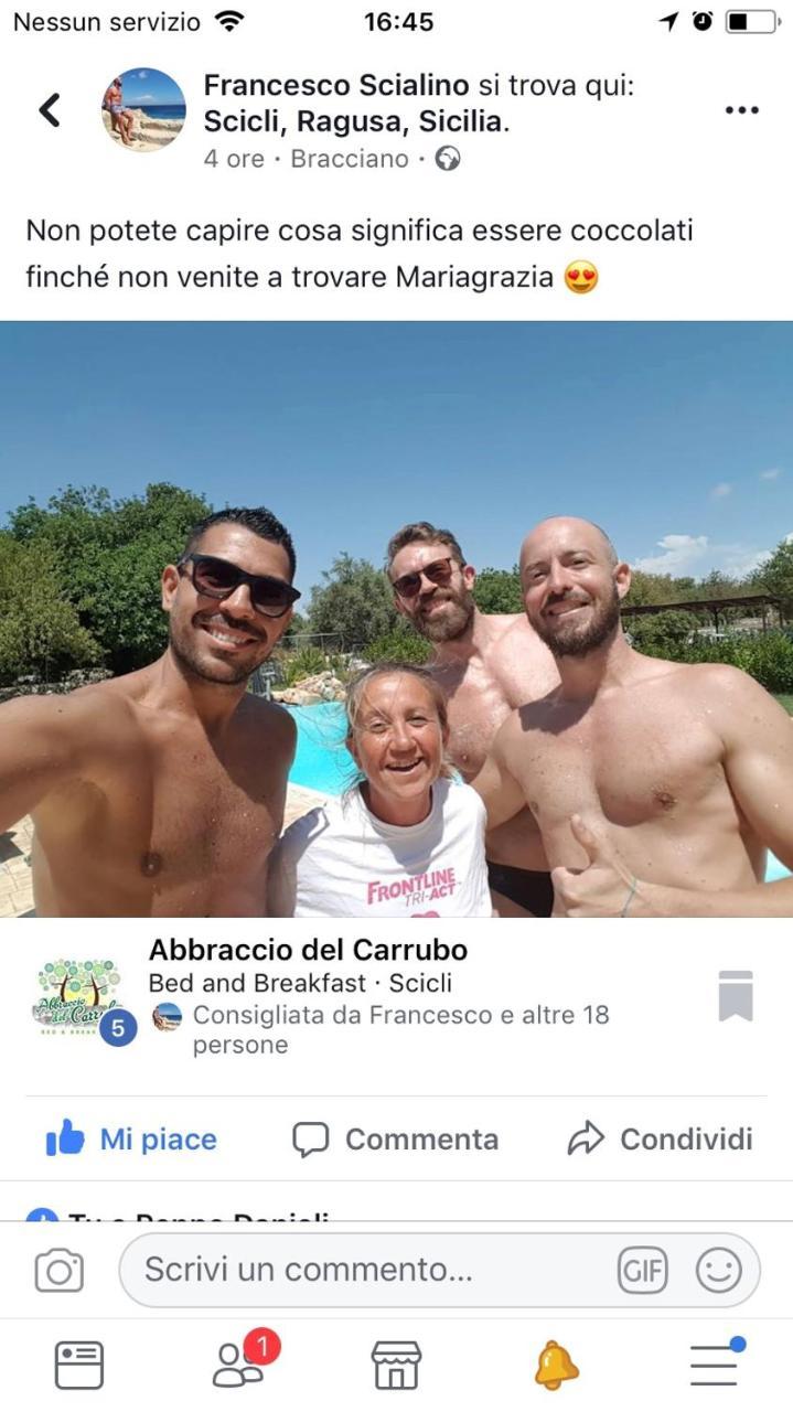 Abbraccio Del Carrubo Bed & Breakfast Scicli Exterior photo